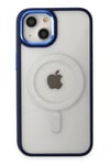 Apple iPhone 15 Pro Kılıf Room Magneticsafe Silikon - Lacivert