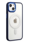 Apple iPhone 15 Pro Kılıf Room Magneticsafe Silikon - Lacivert