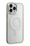 Apple iPhone 15 Pro Kılıf Room Magneticsafe Silikon - Su Yeşili