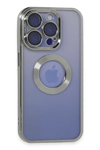 Apple iPhone 15 Pro Kılıf Slot Silikon - Gümüş
