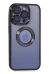 Apple iPhone 15 Pro Kılıf Slot Silikon - Siyah