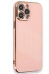 Apple iPhone 15 Pro Kılıf Volet Silikon - Pembe