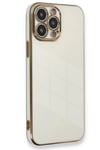 Apple iPhone 15 Pro Kılıf Volet Silikon - Beyaz