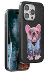 Apple iPhone 15 Pro Max Cute Desenli Kapak - Siyah