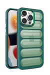 Apple iPhone 15 Pro Max Kılıf Airmax Silikon Kapak - Koyu Yeşil