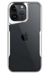 Apple iPhone 15 Pro Max Kılıf Boyi Silikon Kapak - Gümüş