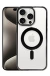 Apple iPhone 15 Pro Max Kılıf Erozi Magsafe Kapak - Siyah
