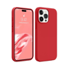 Apple iPhone 15 Pro Max Kılıf First Silikon - Kırmızı