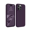 Apple iPhone 15 Pro Max Kılıf First Silikon - Mürdüm