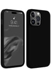 Apple iPhone 15 Pro Max Kılıf First Silikon - Siyah