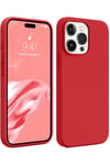 Apple iPhone 15 Pro Max Kılıf First Silikon - Kırmızı