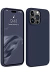 Apple iPhone 15 Pro Max Kılıf First Silikon - Lacivert