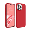 Apple iPhone 15 Pro Max Kılıf First Silikon - Kırmızı
