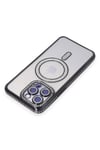 Apple iPhone 15 Pro Max Kılıf Joke Simli Magneticsafe Kılıf - Siyah