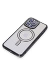 Apple iPhone 15 Pro Max Kılıf Joke Simli Magneticsafe Kılıf - Siyah