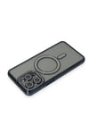 Apple iPhone 15 Pro Max Kılıf Joke Simli Magneticsafe Kılıf - Lacivert
