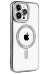 Apple iPhone 15 Pro Max Kılıf Kronos Magsafe Kapak - Titanyum Gri