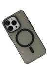 Apple iPhone 15 Pro Max Kılıf Lodos Magneticsafe Mat Kapak - Siyah