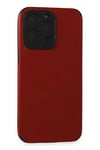 Apple iPhone 15 Pro Max Kılıf Loop Deri Silikon - Kırmızı