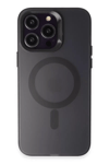Apple iPhone 15 Pro Max Kılıf Mateks Magsafe Kapak - Siyah