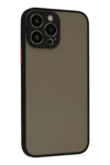 Apple iPhone 15 Pro Max Kılıf Montreal Silikon Kapak - Siyah