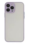 Apple iPhone 15 Pro Max Kılıf Montreal Silikon Kapak - Mor