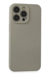 Apple iPhone 15 Pro Max Kılıf Nano içi Kadife Silikon - Beyaz Titanyum