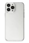 Apple iPhone 15 Pro Max Kılıf Pc Sert Şeffaf Kapak - Şeffaf
