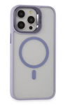 Apple iPhone 15 Pro Max Kılıf Roblox Lens Magsafe Standlı Kapak - Lila