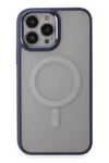 Apple iPhone 15 Pro Max Kılıf Room Magneticsafe Silikon - Sierra Blue