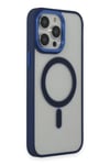 Apple iPhone 15 Pro Max Kılıf Room Magneticsafe Silikon - Lacivert