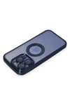 Apple iPhone 15 Pro Max Kılıf Slot Silikon - Lacivert