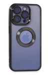 Apple iPhone 15 Pro Max Kılıf Slot Silikon - Siyah