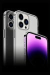Apple iPhone 15 Pro Max Kılıf Tron Şeffaf Magsafe Kapak - Şeffaf