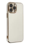 Apple iPhone 15 Pro Max Kılıf Volet Silikon - Beyaz