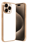 Apple iPhone 15 Pro Max Lensli Silikon - Gold