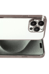 Apple iPhone 15 Pro Max Lensli Silikon - Titan Gri
