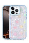 Apple iPhone 15 Pro Max Lumi Desenli Kapak - Mavi
