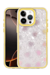 Apple iPhone 15 Pro Max Lumi Desenli Kapak - Sarı
