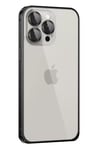 Apple iPhone 15 Pro Max Metal Bumper Mat Kapak - Siyah