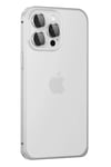 Apple iPhone 15 Pro Max Metal Bumper Mat Kapak - Gümüş
