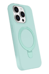 Apple iPhone 15 Pro Max Regal Magsafe Standlı Kapak - Su Yeşili