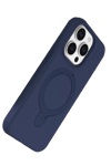 Apple iPhone 15 Pro Max Regal Magsafe Standlı Kapak - Lacivert