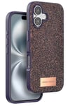 Apple iPhone 16 Bright Simli Kapak - Derin Mor