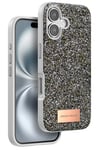 Apple iPhone 16 Bright Simli Kapak - Gümüş