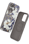 Apple iPhone 16 Flower Series Magsafe Kapak - Gri