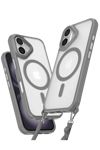 Apple iPhone 16 Kılıf Enka Magsafe Silikon Kılıf - Titan Gri