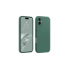 Apple iPhone 16 Kılıf First Silikon - Koyu Yeşil