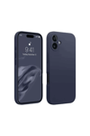 Apple iPhone 16 Kılıf First Silikon - Lacivert