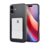 Apple iPhone 16 Kılıf Kart Şeffaf Silikon - Şeffaf